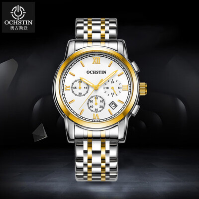 

Augustus OCHSTIN multi-function three-eye calendar multi-function steel mens watch mens watch
