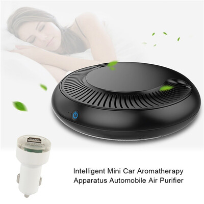 

Automobile Air Purifier Intelligent Mini Car Aromatherapy Apparatus Automobile Air Purifier Black