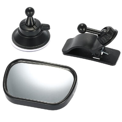 

Tirol T22614 Mini Car Baby View Mirror 2 in 1 Car Rear Baby Safety Convex Mirror Adjustable