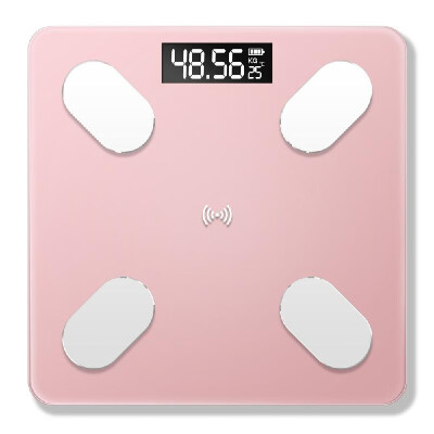 

USB Rechargeable Intelligent BT Digital Body Fat Electronic Scale Measuring Weight with 59 Item Data BT Connection Voice Broadcast