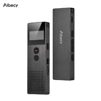 

Aibecy M23 8GB16GB Professional Digital Voice Recorder MP3 Muisc Player Audio Activated Recording with Loudspeaker Card Slot for