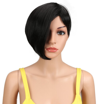 

Noble 12" Synthetic Wigs For Black Women Short Straight For Black Women African American