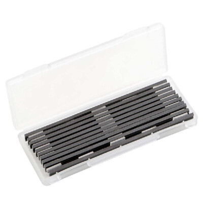 

10Pcs Reversible Metal Planer Blades 82mm 55mm for Cutting Soft Hard Woods Ply-wood Board Mayitr Woodworking Tool