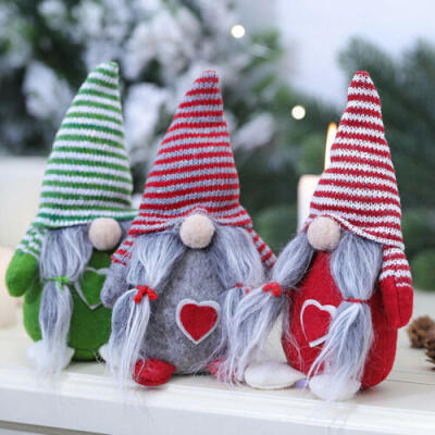 

Christmas Decor Doll Cloth Snowman Santa Xmas Reindeer Sitting Ornament Gift