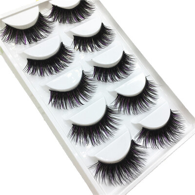

Gobestart Luxury 3D False Lashes Fluffy Strip Eyelashes Long Natural Party