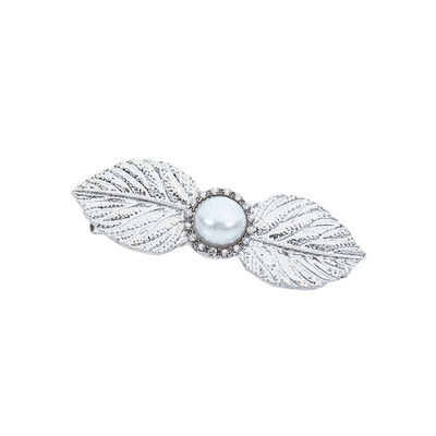 

Pearl Hairpins Girls Barrettes Hair Clip Leaves Crystal Side Clip Jewelry Styling Tools Women Hair Accessories