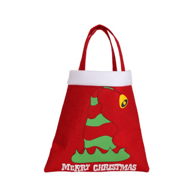 

Christmas Tote Bag Non-Woven Elf Design Portable Holiday Treat Bags Stockings Gift Holders Christmas gift bag