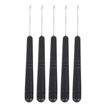 

5pcsset Plastic Handle Sealing Crochet Hooks Knitting Needles Sewing Tools