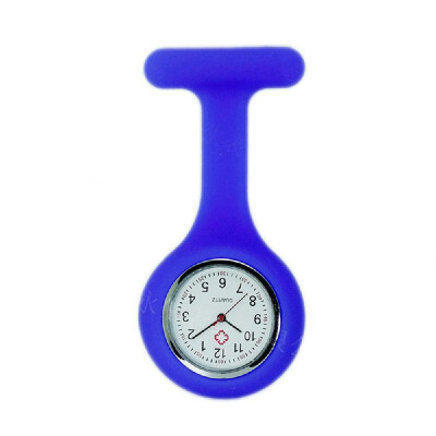 

Silicone Pin Brooch Watch Hanging Medical Pocket Watch Pin-on Lapel Block Watches for Nurse Doctor