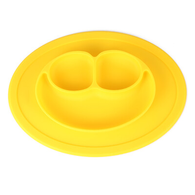 

Multipurpose Non-slip Silicone Placement Plate Smile Face Shaped Mold Tray