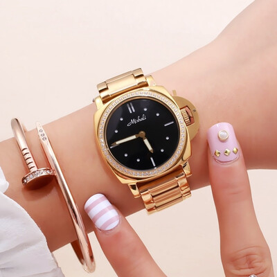 

Steel belt watch quartz watch trend waterproof watch casual womens watch