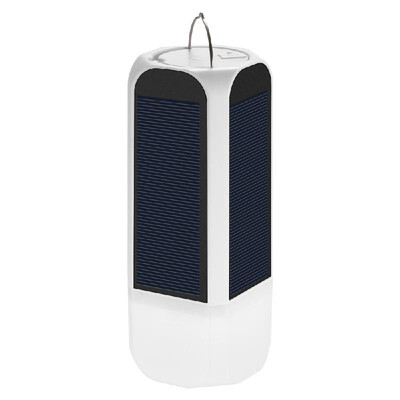

2 in 1 SolarUSB Rechargeable LED Lantern Power Bank 3-Lighting Modes Outdoor Camping Flashlight Emergency Light with 2 USB Cabl