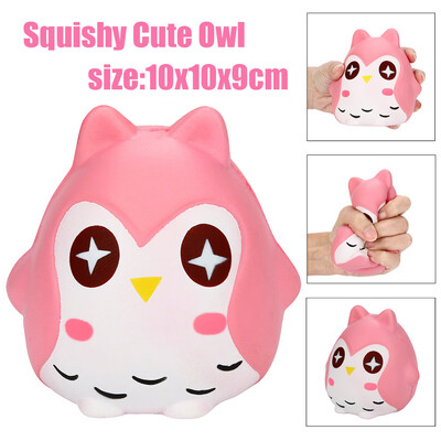 

Tailored Squeeze Jumbo Stress Reliever Soft Owl Doll Scented Slow Rising Toys Gifts BU