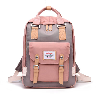 

Happy Shoulder Bag Girl Korean version girl doughnut computer backpack high school students schoolbag campus travel bag