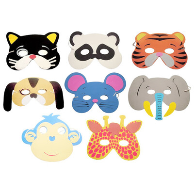 

10PCS Assorted EVA Foam Animal Masks for Kids Birthday Party