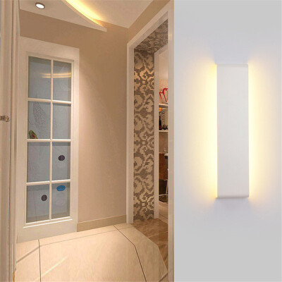 

55cm White LED Modern Wall Lamp Aluminum Mirror Light Living Room Bathroom Hallway Stairs bedside Sconce