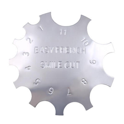 

Nail Design Stamping Plates French Manicure Modeling Stainless Template
