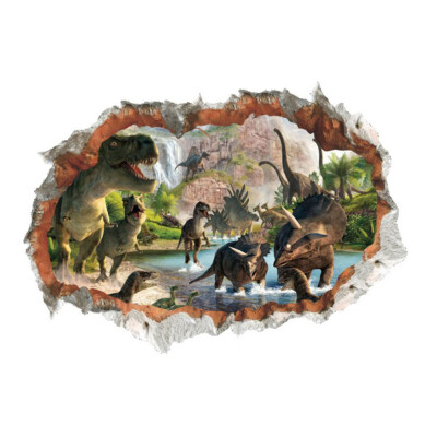 

Removable Wall Sticker Dinosaur Wall 3D Image wall Sticker