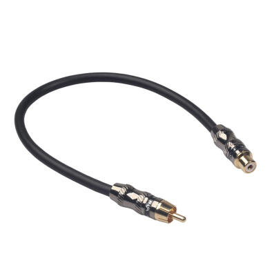 

03m 1ft RCA Male to Female Gold Plated Extension Cable Audio Video Cable