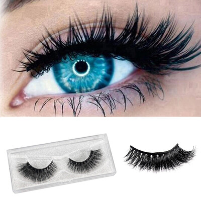 

〖Follure〗1 Pair 3D Natural Thick False Fake Eyelashes Eye Lashes Makeup Extension