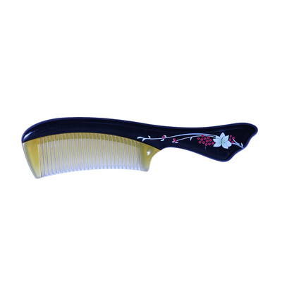 

〖Follure〗Wide-Tooth Handle Hairdressing Salon Anti-static Plastic Hair Comb Detangling