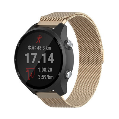 

〖Follure〗Milanese Stainless Steel Watch Band Strap Bracelet For Garmin Forerunner245245M