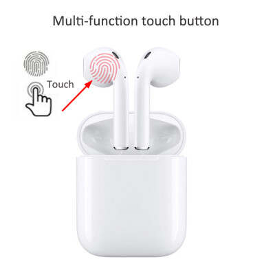 

I11 Double ear Earbuds Bluetooth 50 Earphone Wireless Headsets Earset In-Ear For Iphone X XR  S10 Huawei P30 Xiaomi