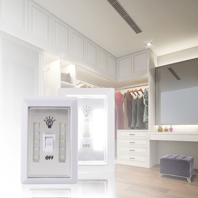 

〖Follure〗COB LED Wall Switch Wireless Closet Cordless Night Light Battery Operated