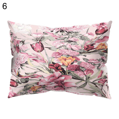 

Multicolor Peony Flower Pillow Case Cushion Cover Sofa Bed Car Cafe Decoration