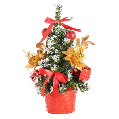 

Gobestart Artificial Tabletop Mini Christmas Tree Decorations Festival Miniature Tree 20cm