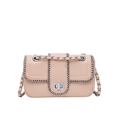 

Bags2019 handbags new small bag Korean version of the solid color womens ladies handbags womens shoulder slung small square bag