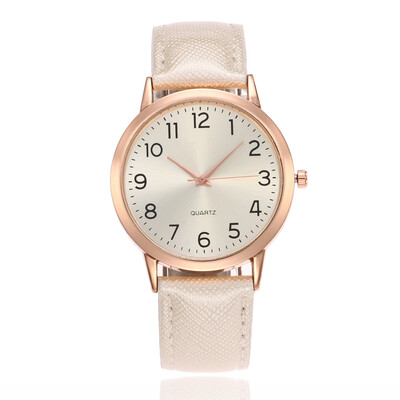 

New PU simple ladies watch Arabic digital quartz watch