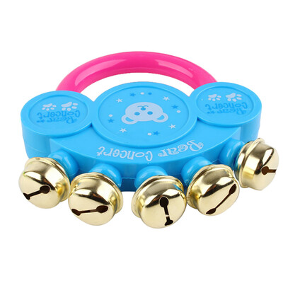 

〖Follure〗Kids Baby Design Handbell Musical Instrument Jingle Rattle Toy