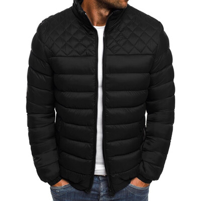 

Toponeto Mens Autumn Winter Zipper Warm Down Jacket Packable Light Top Quality Coat