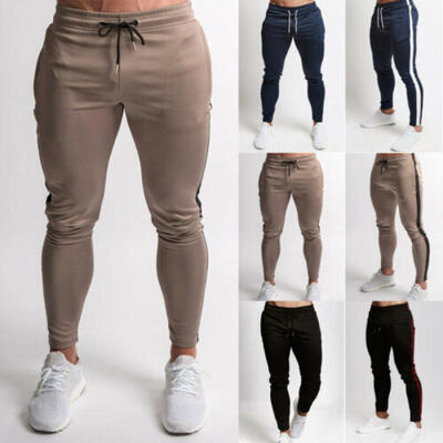 

Mens Track Pants Casual Sports Jogging Bottoms Joggers Gym Sweats Trousers US