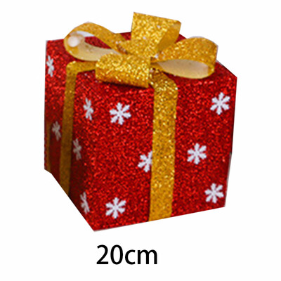 

Christmas Festival Decoration Gift Box Xmas Store Supplies Shop Window Present