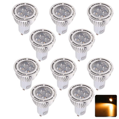 

YWXLight 10PCS GU10 4W 4-LED Recessed Lighting LED Spotlight AC 85 - 265V