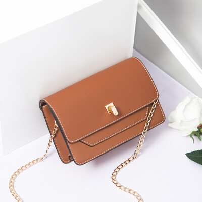 

In summer the new ins girl Korean version Sen students chain bag fashion single shoulder slanting bag