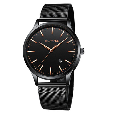 

Gobestart Men Fashion Military Stainless Women Steel Analog Date Sport Quartz Wrist Watch