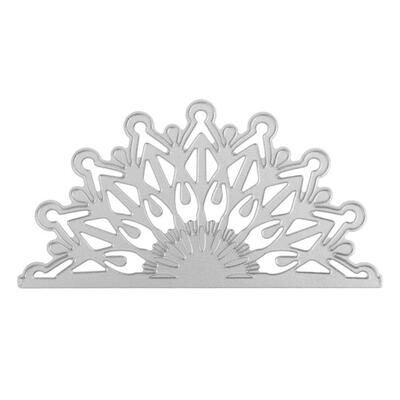 

Metal Cutting Dies Stencils for DIY Scrapbook Photo Album Peacock Blossoms