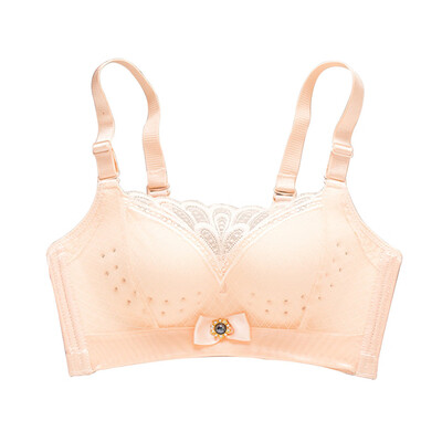 

Toponeto Women AutumnWinter New Comfortable Without Steel Adjusted Ultrathin Four Rows Bra