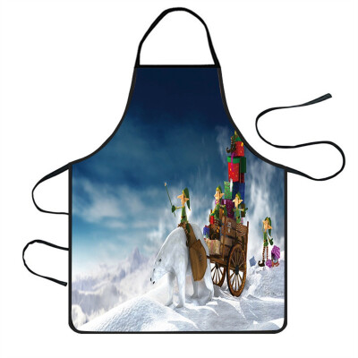 

Tailored Christmas Decoration Waterproof Apron Kitchen Aprons Dinner Party Apron