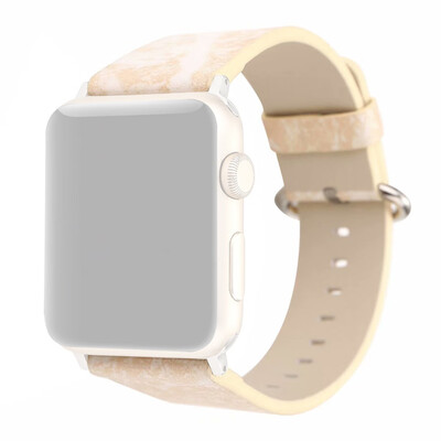 

〖Follure〗Marbling Leather Watch Wrist Strap Band For Apple iwatch 4 Smart Watch 44mm