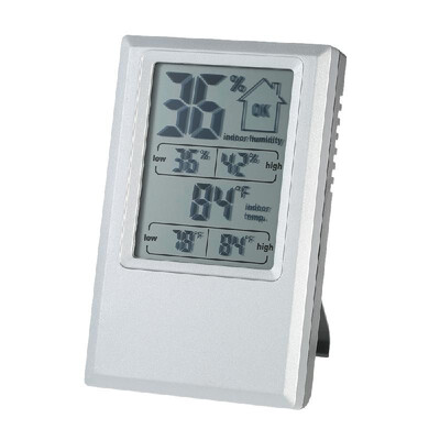 

°C°F Digital Thermometer Hygrometer Indoor Temperature Humidity Meter Max Min Value Comfort Level Display