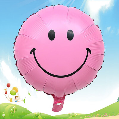 

FUNNYBUNNY 18" Round Sweet Foil Green Smiley Face Balloon Birthday Party Decoration