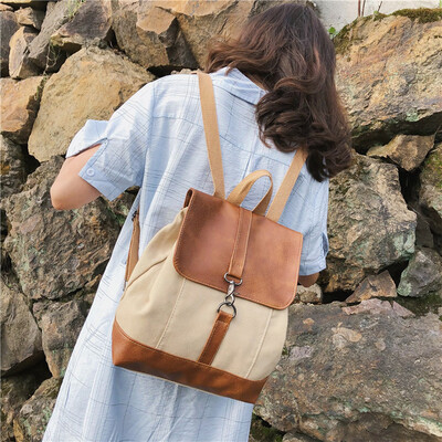 

Tailored New Fashion Women Large-capacity Campus Personality Campus Bag Travel Backpack