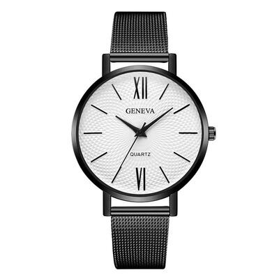 

Womens New Watches Geneva Luxury WomenS Thin Stainless Steel Strap Bracelet Band Analog Quartz WristWatch Watch Reloj Mujer