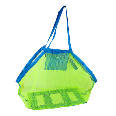 

11 Extra Large Mesh Toy Tote Bag-Kids Backpacks for Shells TowelsBeach BallClothes
