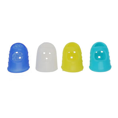 

4Pcs Silicone Left Hand Fingertip Protector Guitar String Fingerstall Tool