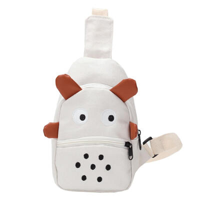 

Cute Ear Animal Print Bag Women Chest Pack Shoulder Crossbody Canvas Bags